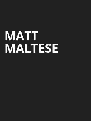 Matt Maltese, Canal Club, Richmond