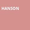 Hanson, The National, Richmond